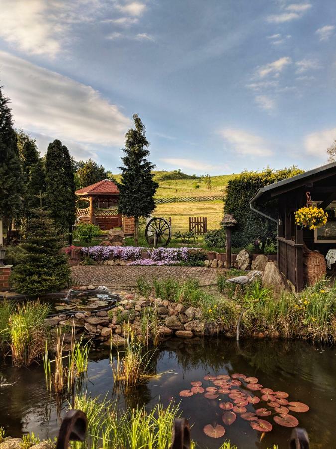 Pension Am Silberberg Gartz Exteriér fotografie